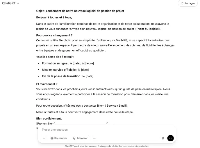 prompt efficace chatgpt