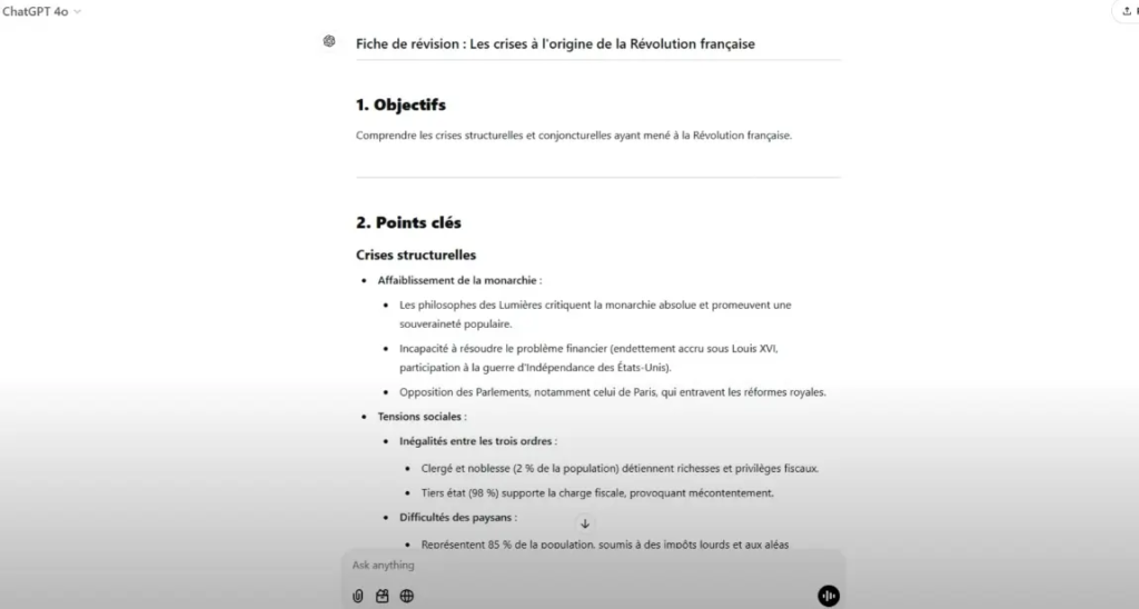 ia qui fait des fiches de révision