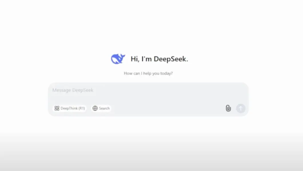 DeepSeek interface