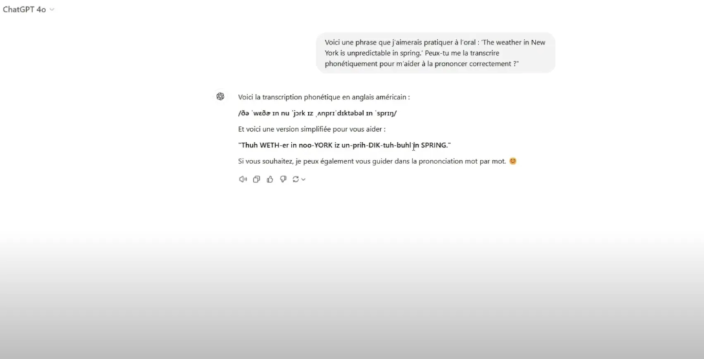 anglais prononciation chatgpt