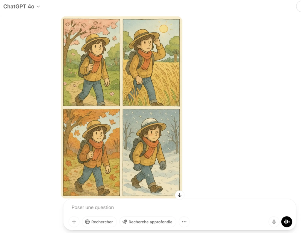 générer image chatgpt bande dessinée