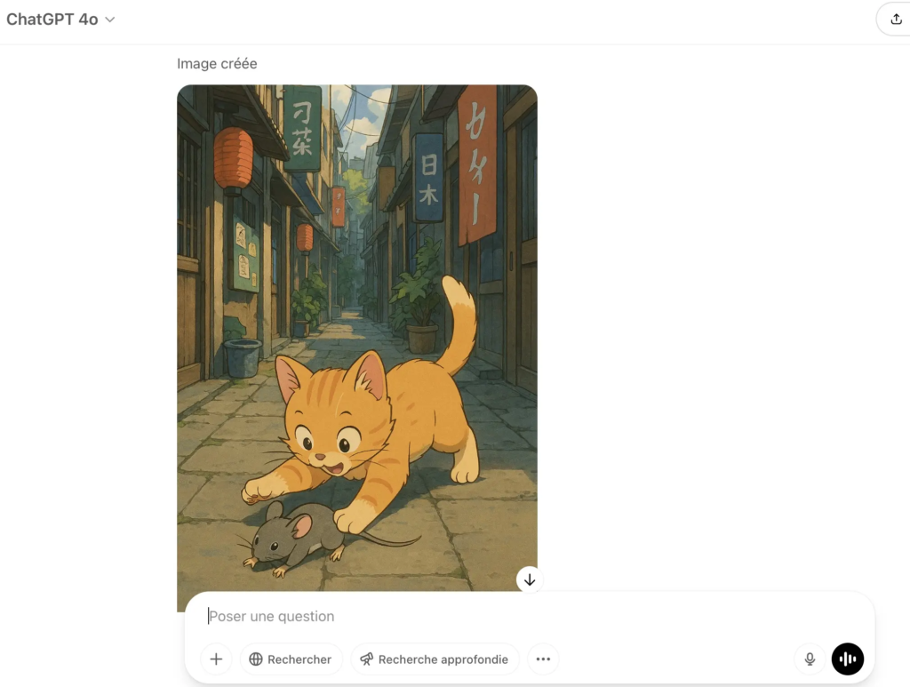 générer image chatgpt ghibli