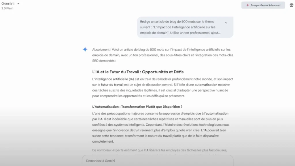 gemini redaction blog : alternative chatgpt