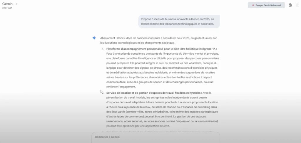 gemini alternative chatgpt pour chercher des idées