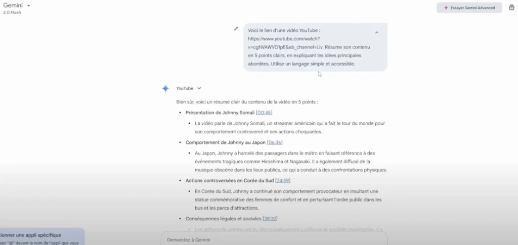 gemini alternative chatgpt pour analyser vidéo