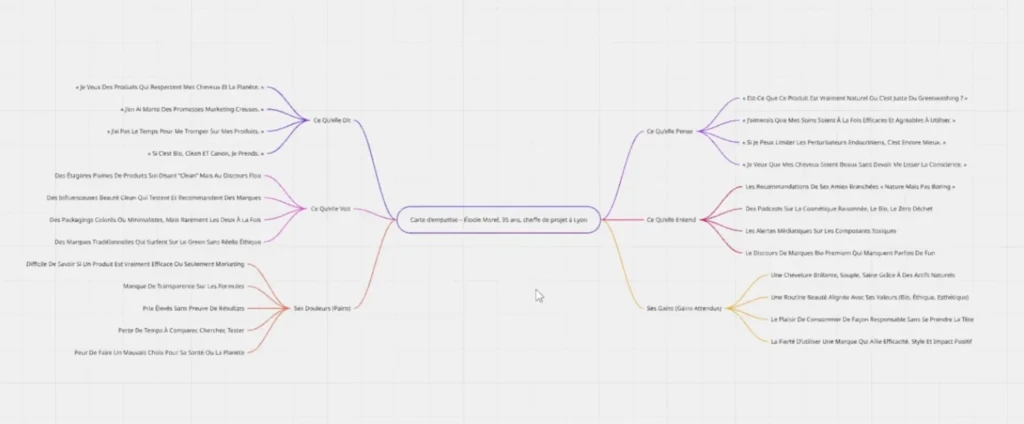 miro carte d'empathie marketing