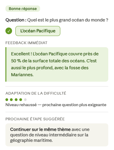 feedback quiz culture générale claude